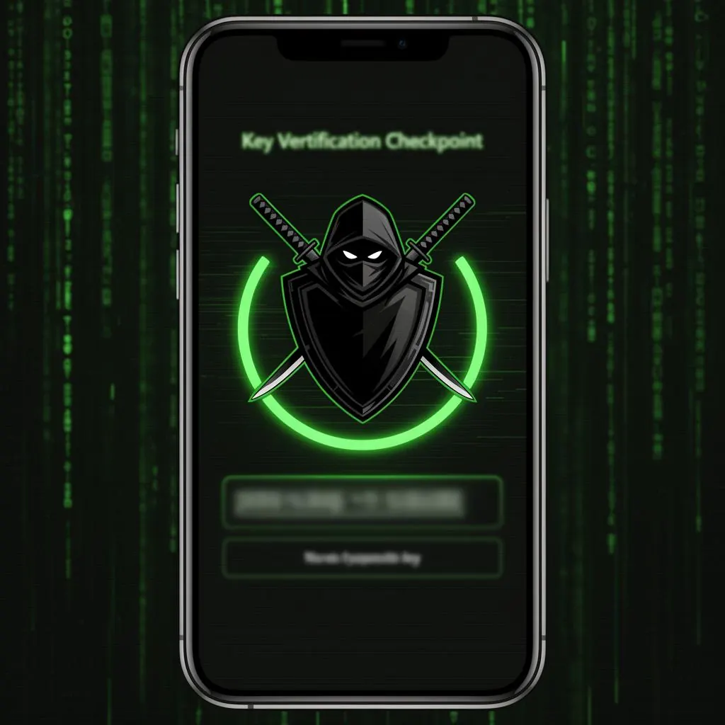 Delta iOS Executor key verification checkpoint screen